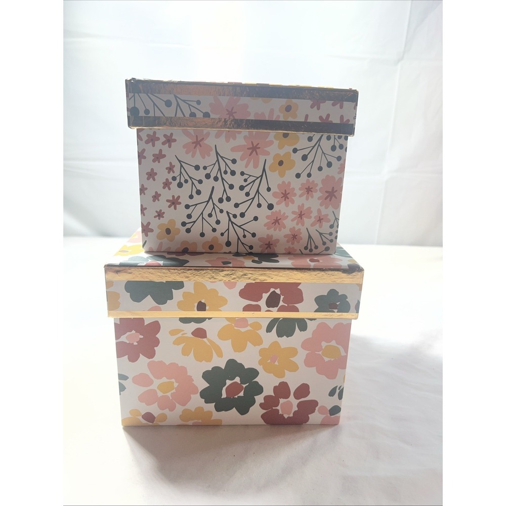 Set Of 2 Decorative Nesting Boxes From Joanne Fabric Fall Collection